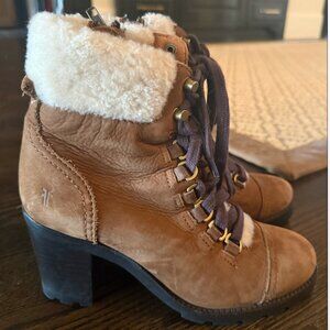 Frye Sherpa Heeled Boots | Size 6